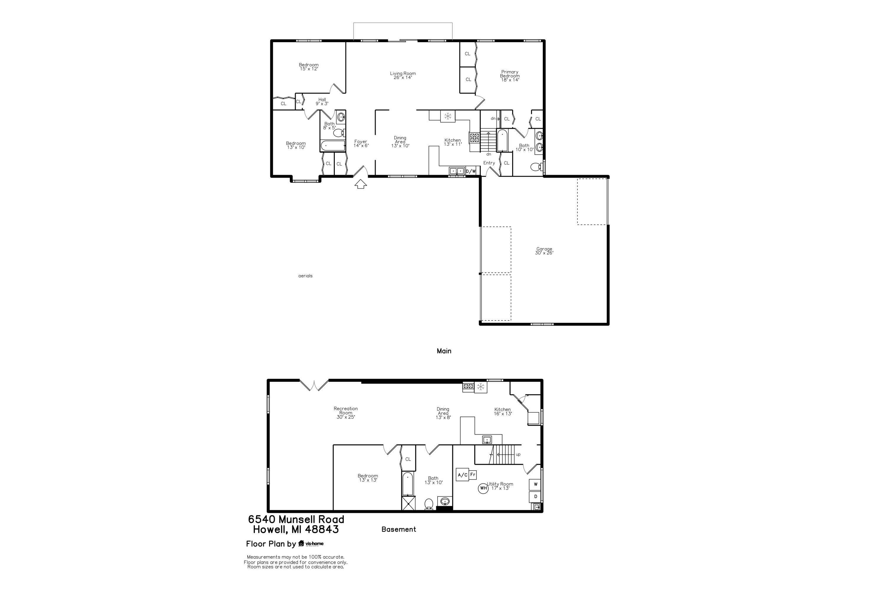 6540 Munsell Road Howell, MI 48843 - Photo 84 of 86 plan_floorhc