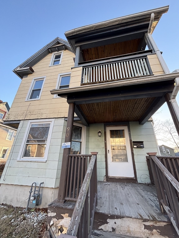 a view of a roof deck