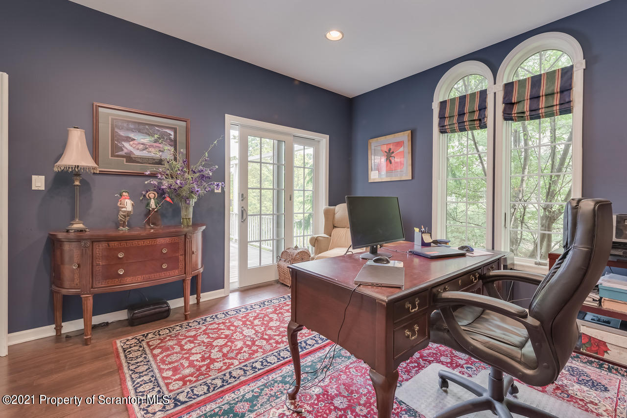 14 Kipling Drive Moosic, PA 18507 - Photo 15 of 42 a view of a workspace with furniture and a window