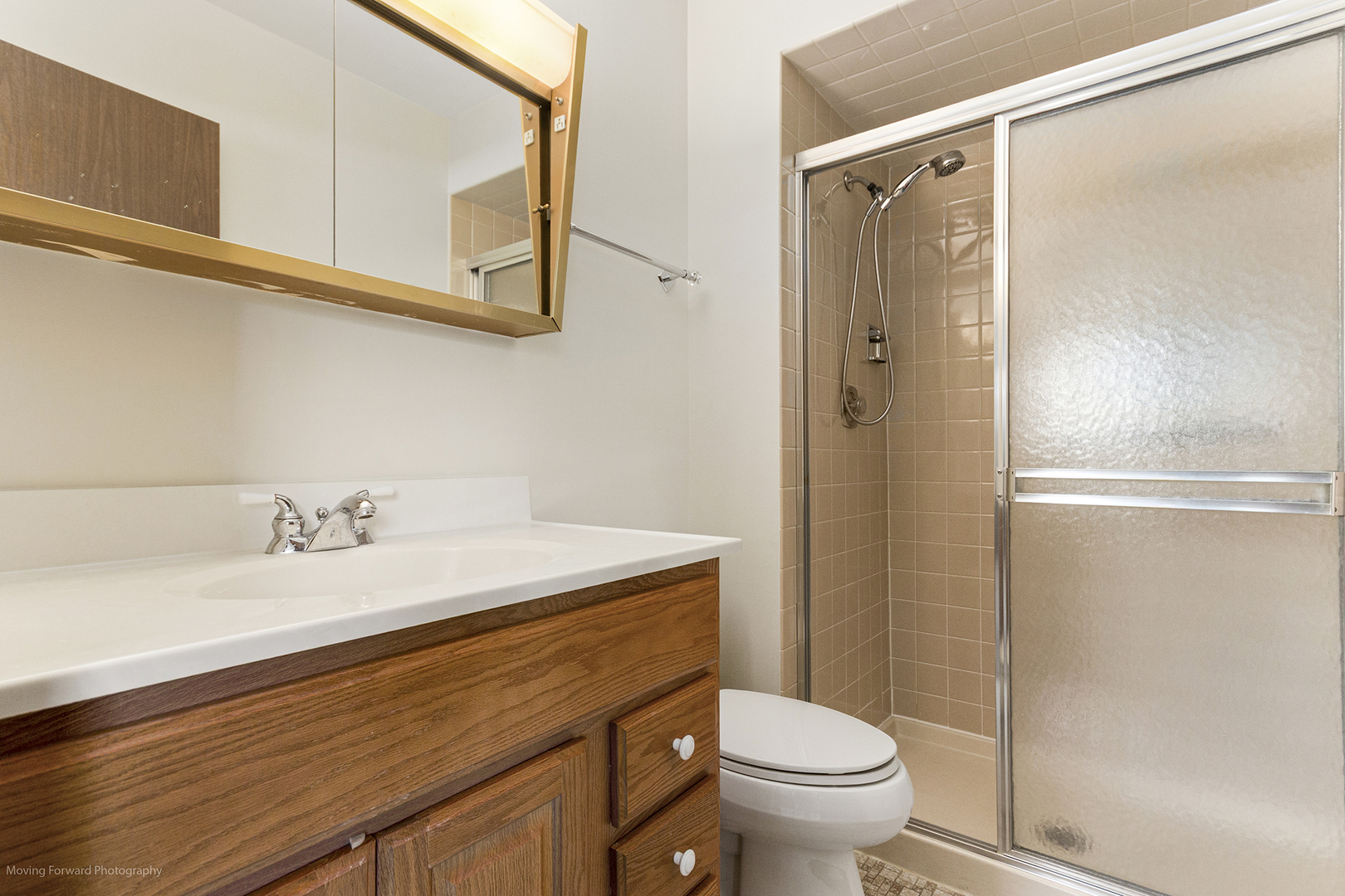 1570 West Goldengate Drive Addison, IL 60101 - Photo 21 of 34 a bathroom with a sink a toilet and shower