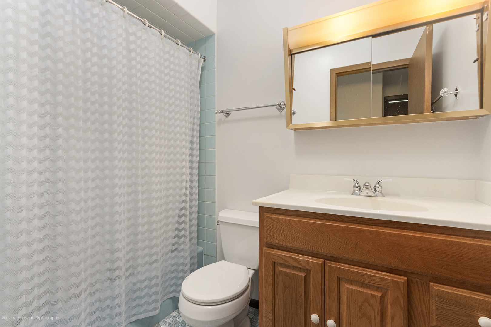 1570 West Goldengate Drive Addison, IL 60101 - Photo 25 of 34 a bathroom with a sink a toilet and mirror