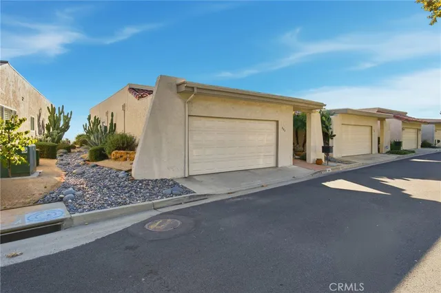 a view of a parking space