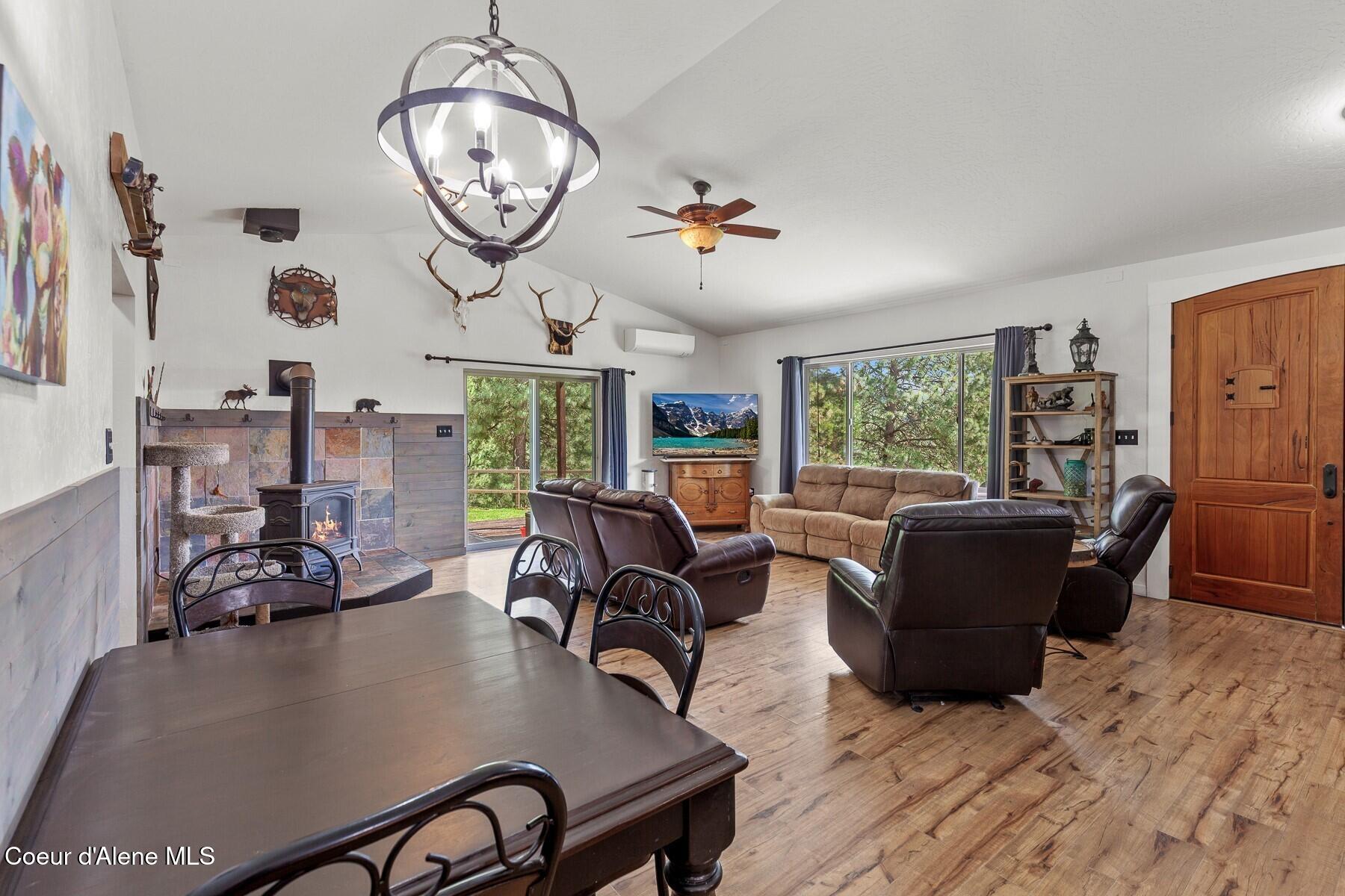 16003 Benewah Creek Road St. Maries, ID 83861 - Photo 39 of 45 Living Room Dining Area