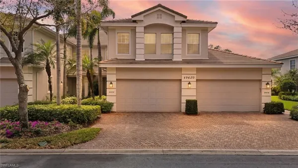 front view of a house with a garage