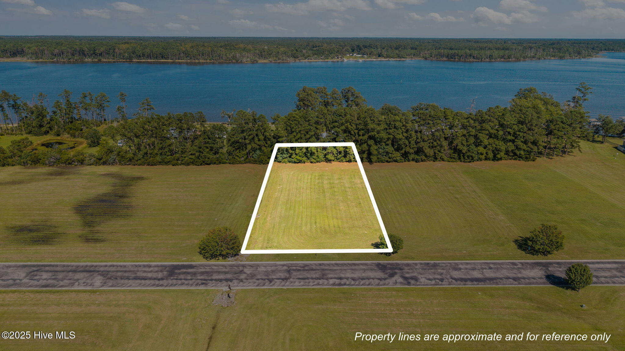 111 Waterway Road Havelock, NC 28532 - Photo 3 of 21 Aerial with approx lot lines