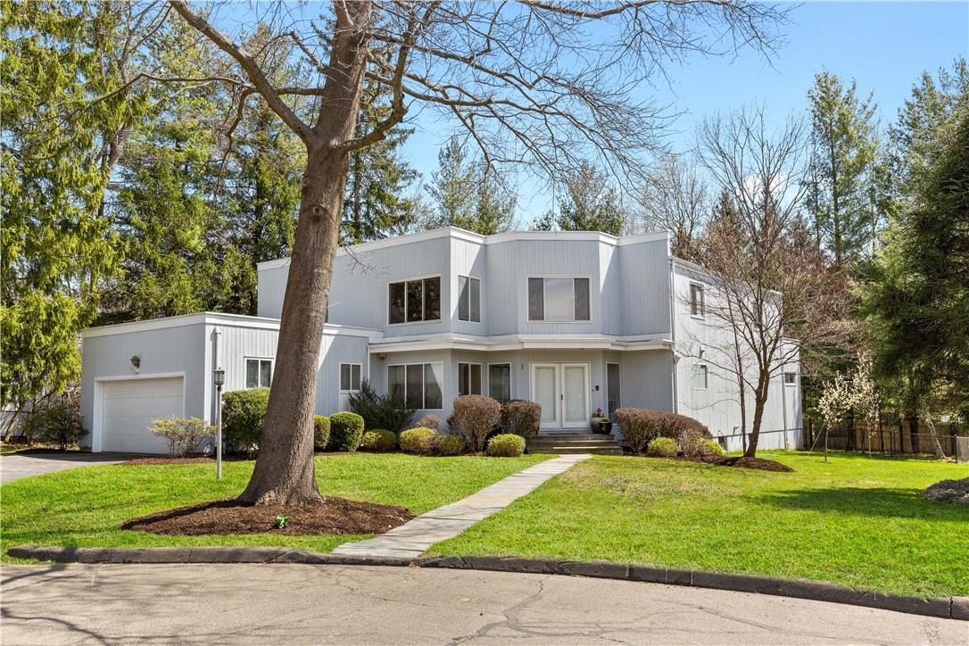 1 Deer Run Rye Brook, NY 10573 - Photo 1 of 1 Striking Contemporary at the end of a quiet cul-de-sac