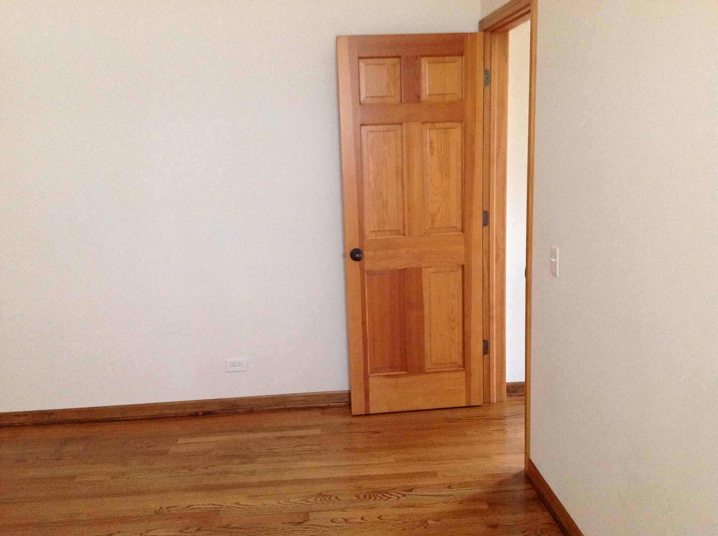 116 North Main Street, Unit 3 Wheaton, IL 60187 - Photo 4 of 12 an empty room with wooden floor and closet area