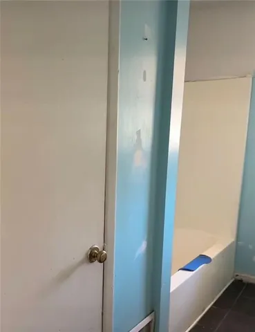 a close view of closet