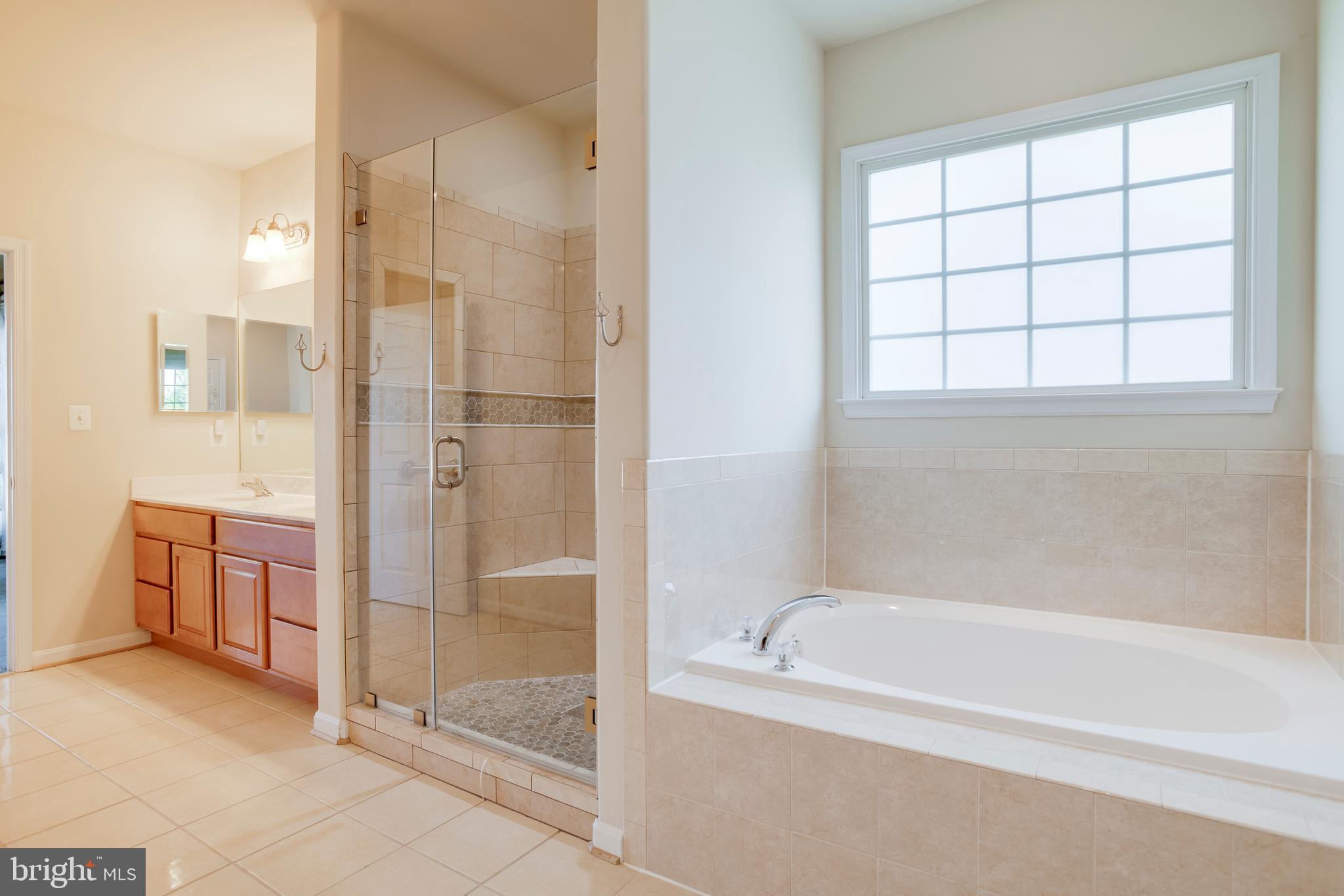 14308 South Hall Court Culpeper, VA 22701 - Photo 28 of 78 a bathroom with a bathtub and a shower