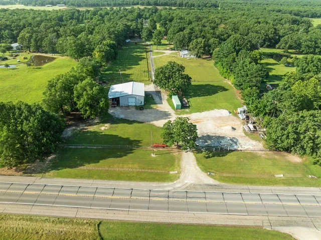 a view of small yard