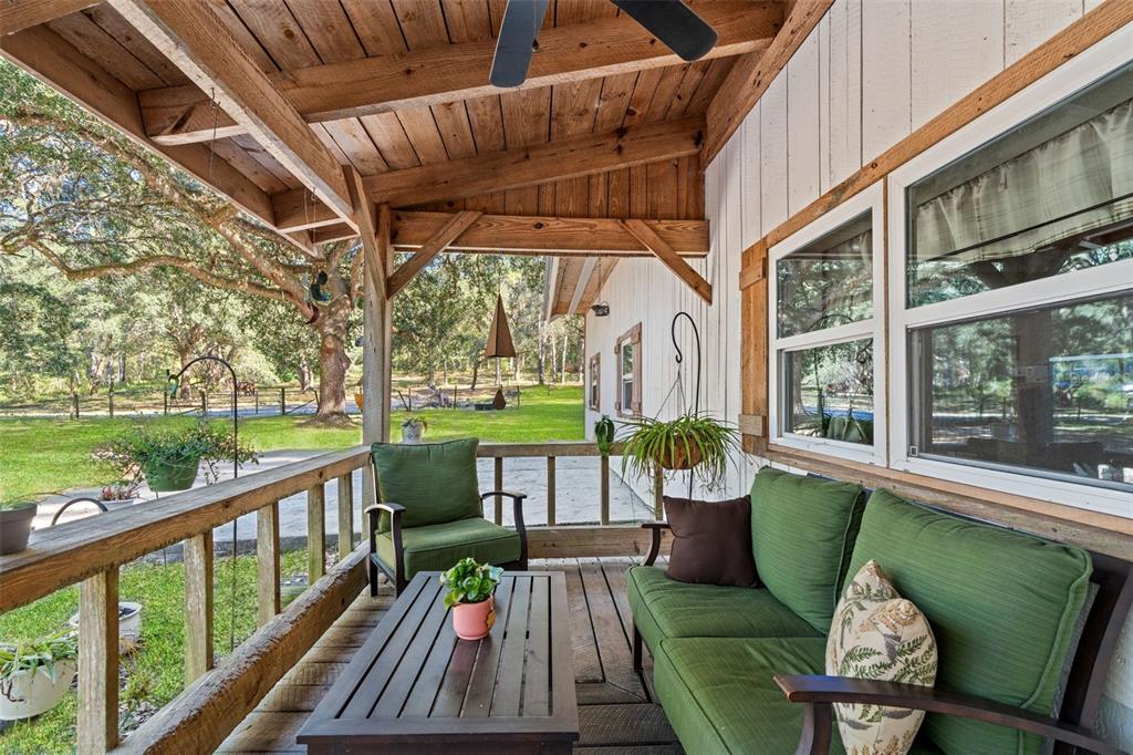 4292 Culbreath Road Brooksville, FL 34601 - Photo 28 of 41 a view of a chairs and table in the balcony