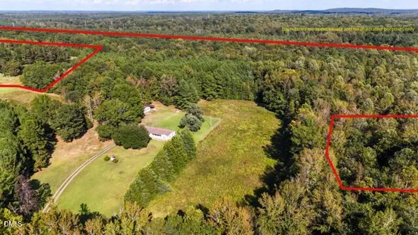 a view of a lake with a mountain in the back