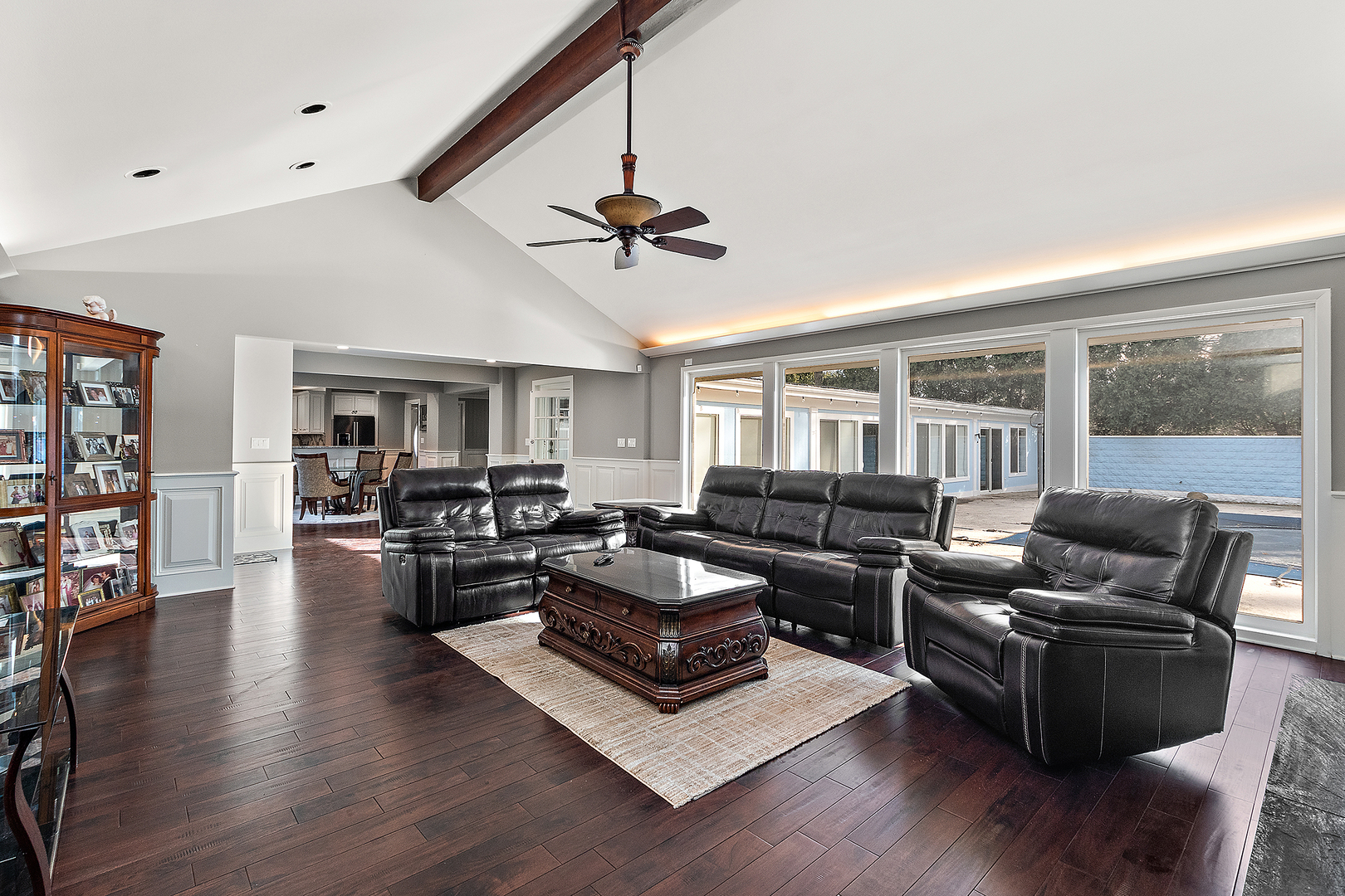 305 North Reed Street Joliet, IL 60435 - Photo 21 of 62 a living room with furniture fireplace and wooden floor