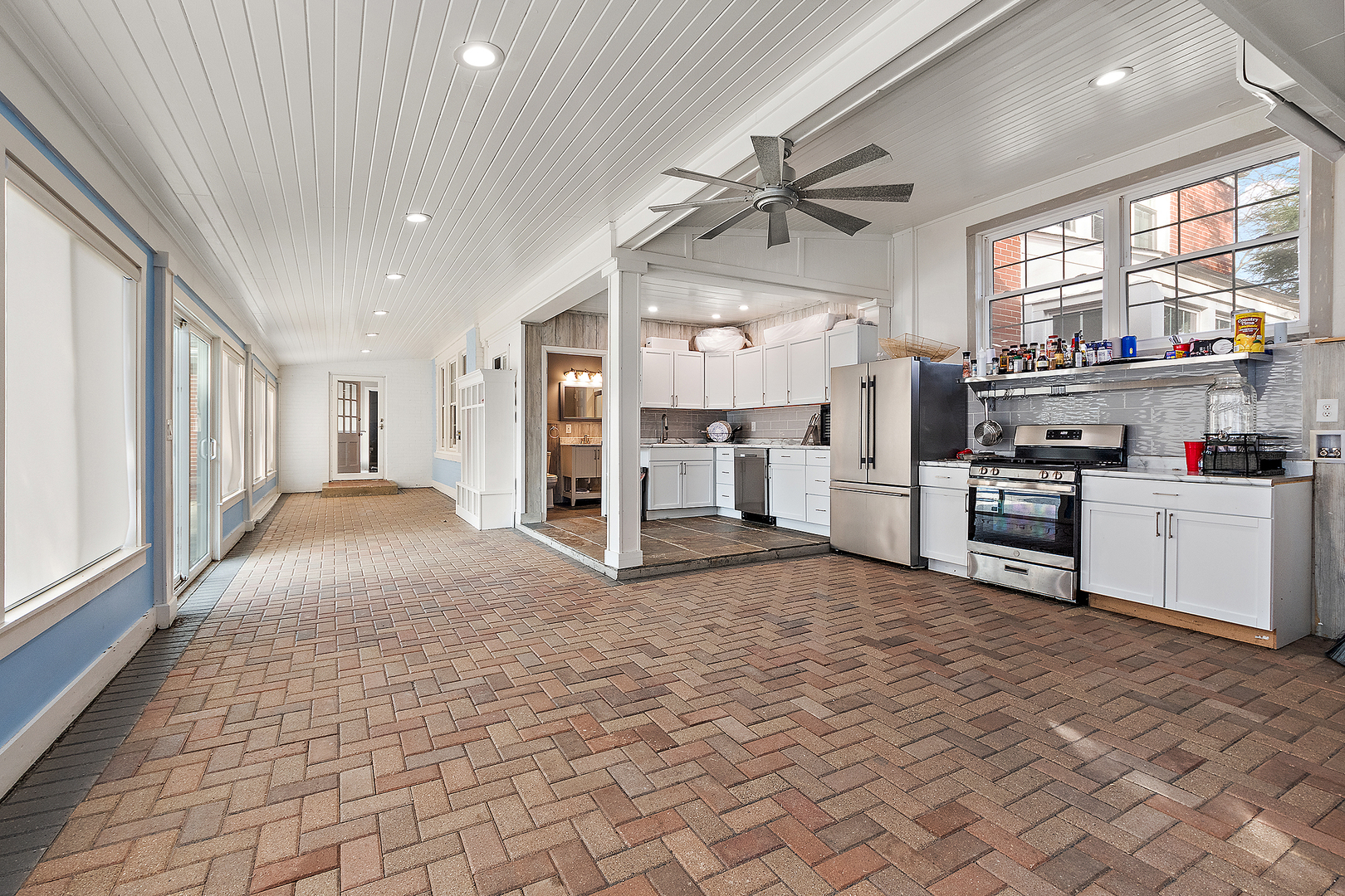 305 North Reed Street Joliet, IL 60435 - Photo 24 of 62 a view of a kitchen with refrigerator and window