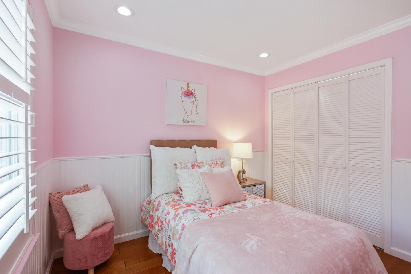 492 Dolores Drive Milpitas, CA 95035 - Photo 36 of 50 a bedroom with a bed and chair