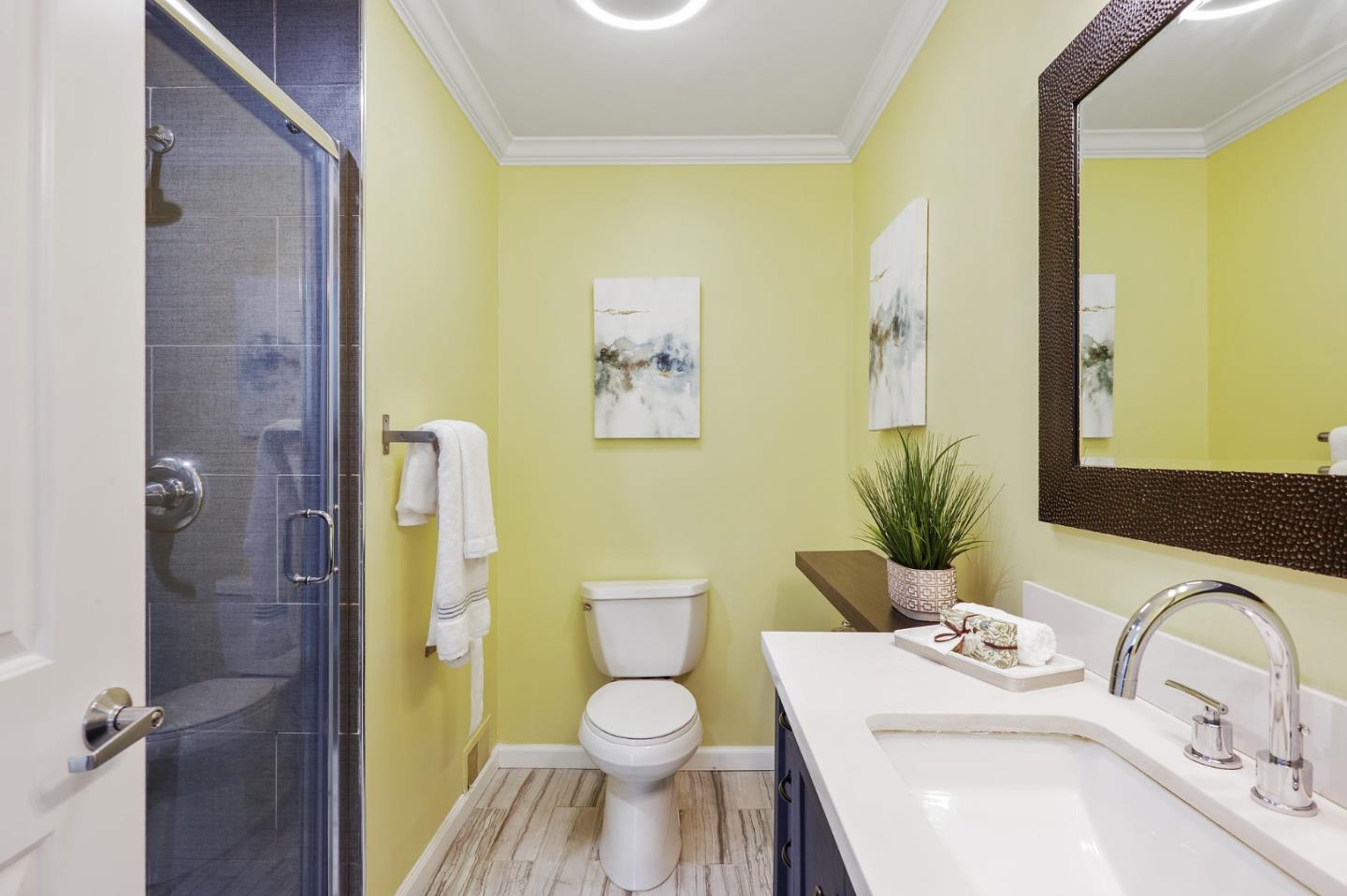 492 Dolores Drive Milpitas, CA 95035 - Photo 40 of 50 a bathroom with a sink toilet and shower