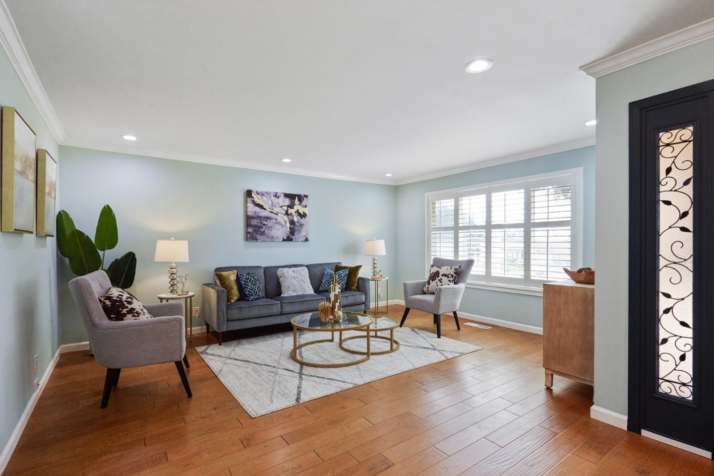 492 Dolores Drive Milpitas, CA 95035 - Photo 7 of 50 a living room with furniture and a potted plant