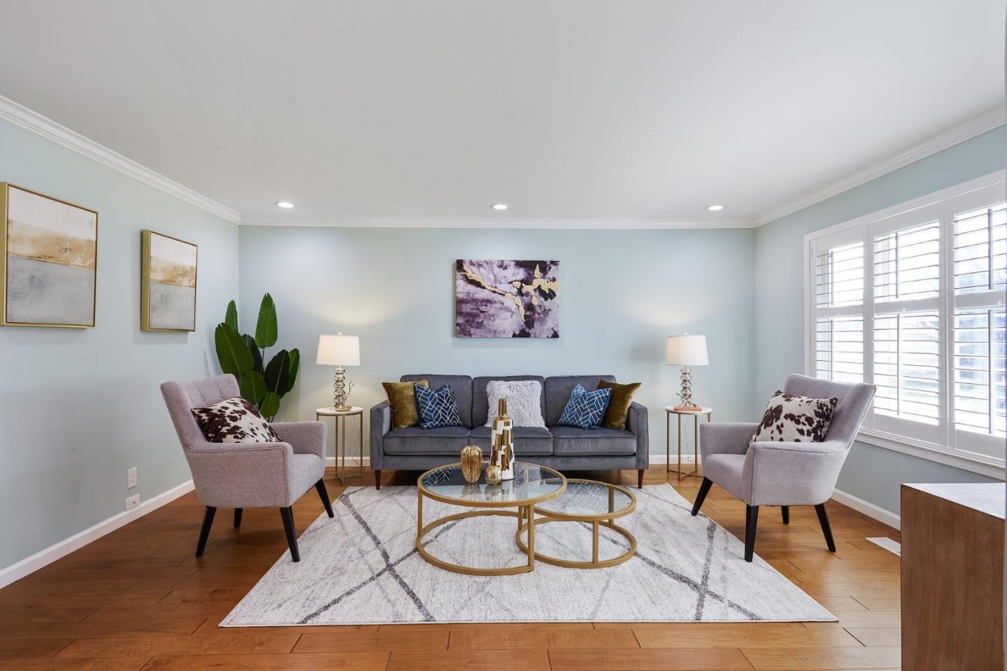 492 Dolores Drive Milpitas, CA 95035 - Photo 10 of 50 a living room with furniture and wooden floor