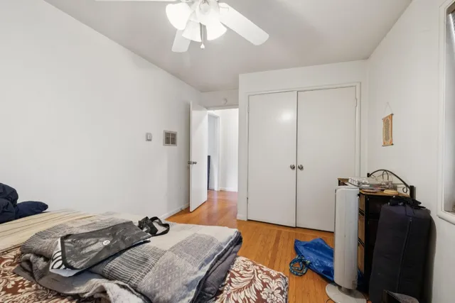 a view of a livingroom with furniture and wooden floor
