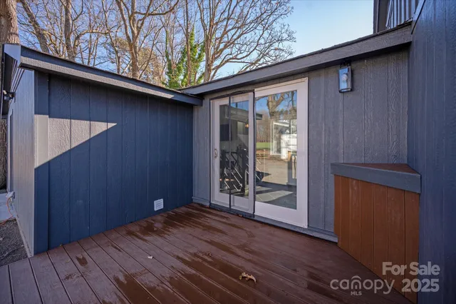 a view of outdoor space and deck