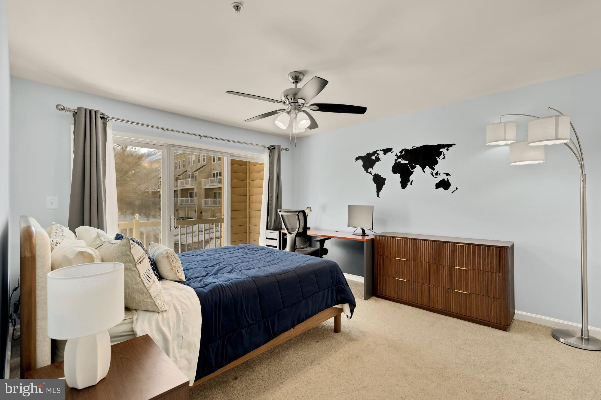 1887 Crescent Park Drive, Unit 111A Reston, VA 20190 - Photo 19 of 27 a bedroom with a bed and a window