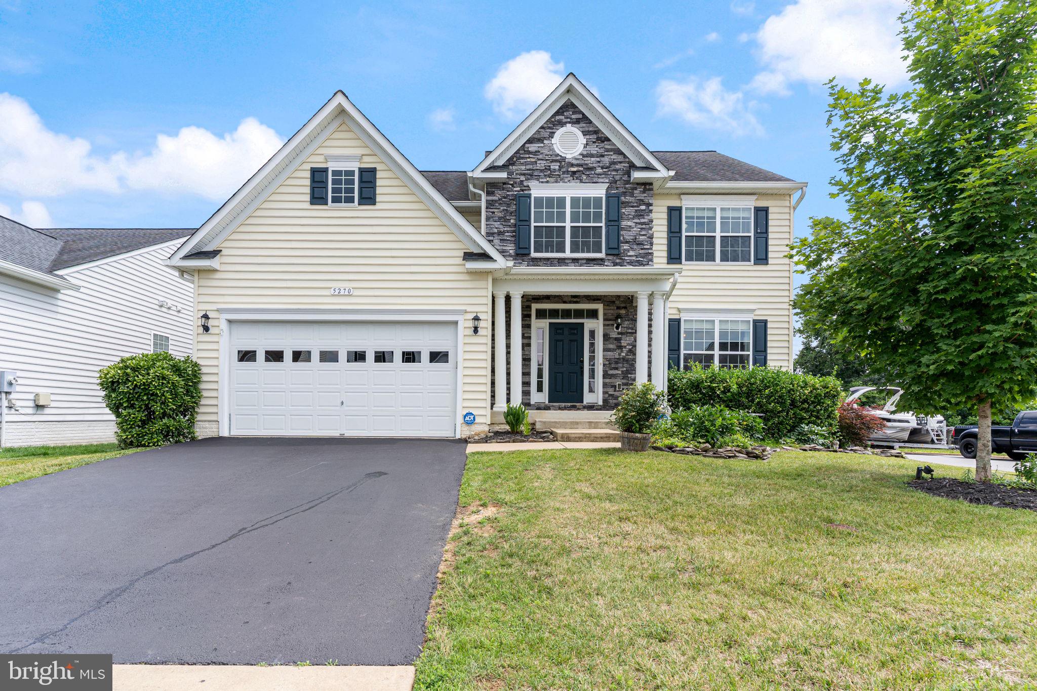 5270 Longbow Road King George, VA 22485 - Photo 2 of 75 Gorgeous Colonial with portico and two car garage