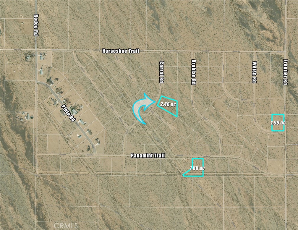 0 Corral Road Helendale, CA 92342 - Photo 5 of 8 a close up of a street