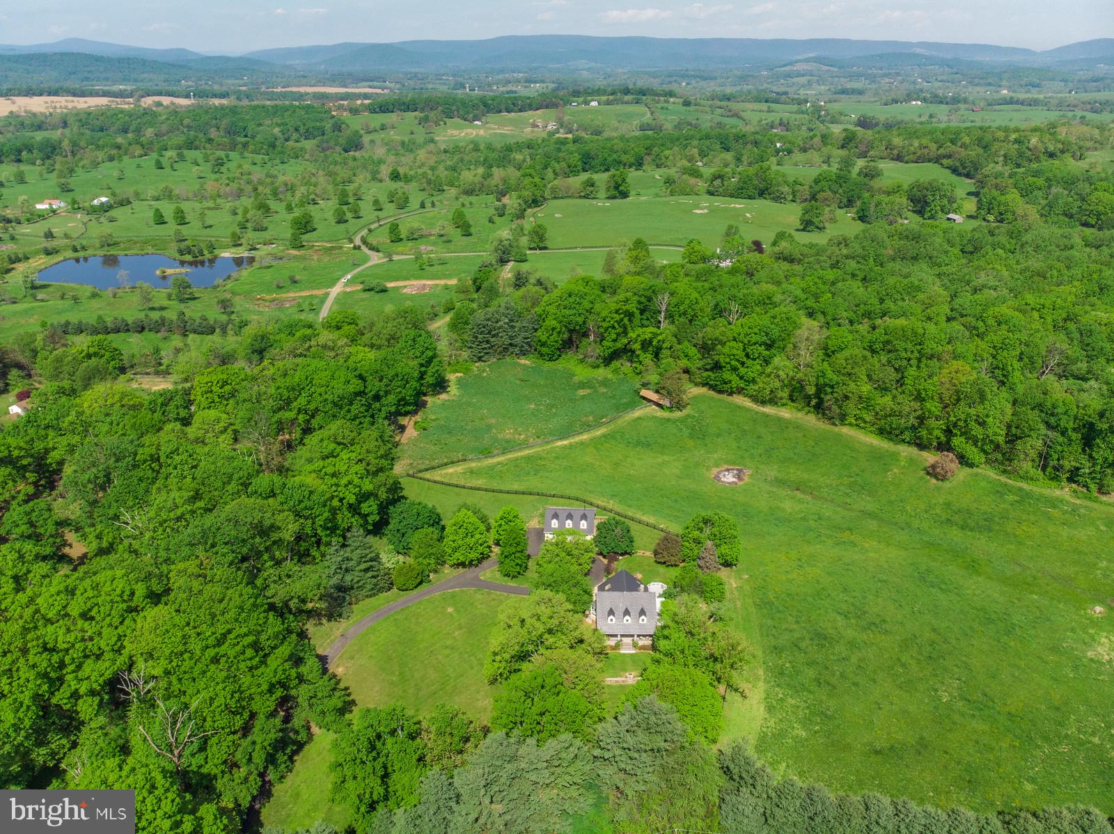 3724 Rectortown Road Marshall, VA 20115 - Photo 102 of 105 drone shot of home