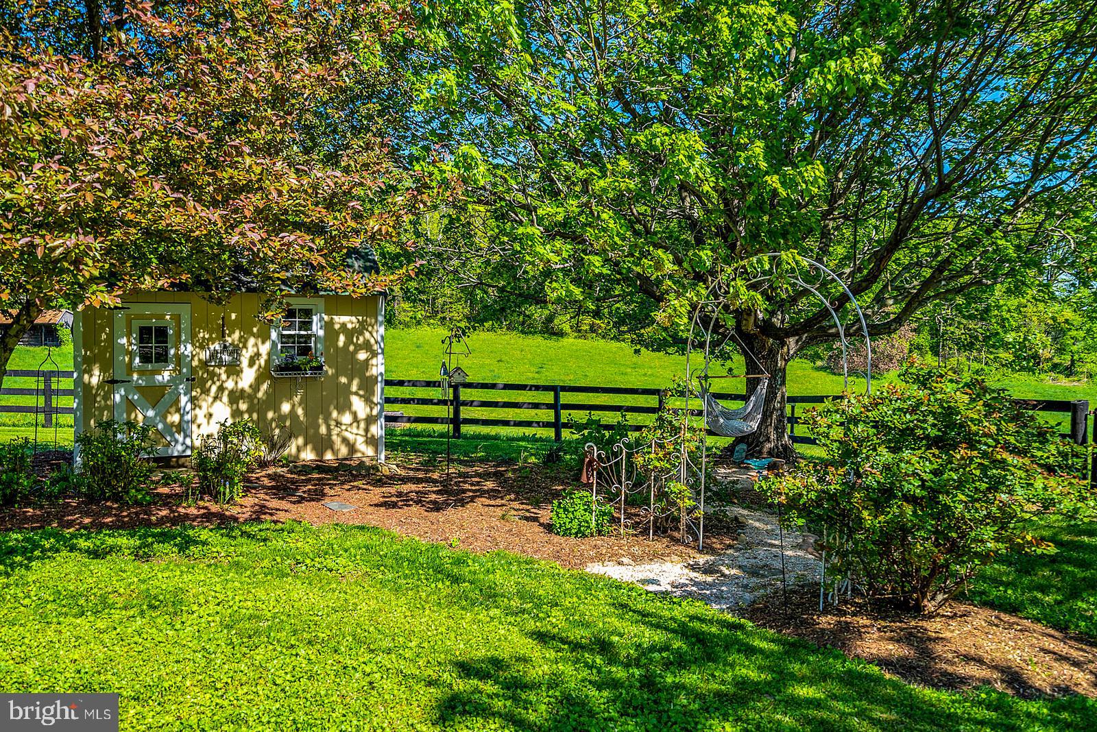 3724 Rectortown Road Marshall, VA 20115 - Photo 61 of 105 Secret garden and view of shed