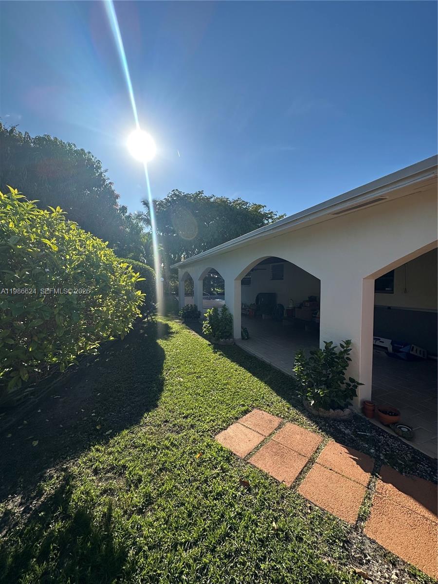9814 Southwest 4th Terrace Miami, FL 33174 - Photo 9 of 10 a view of a backyard