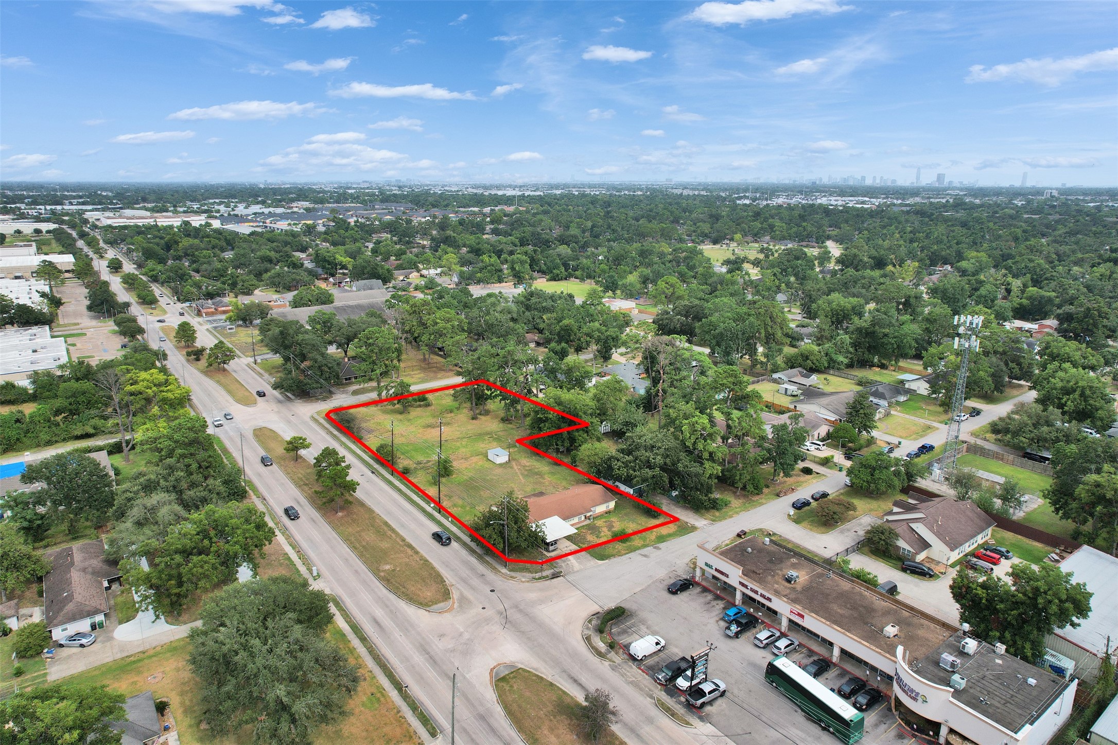4214 Galway Lane Houston, TX 77080 - Photo 1 of 13 an aerial view of a city