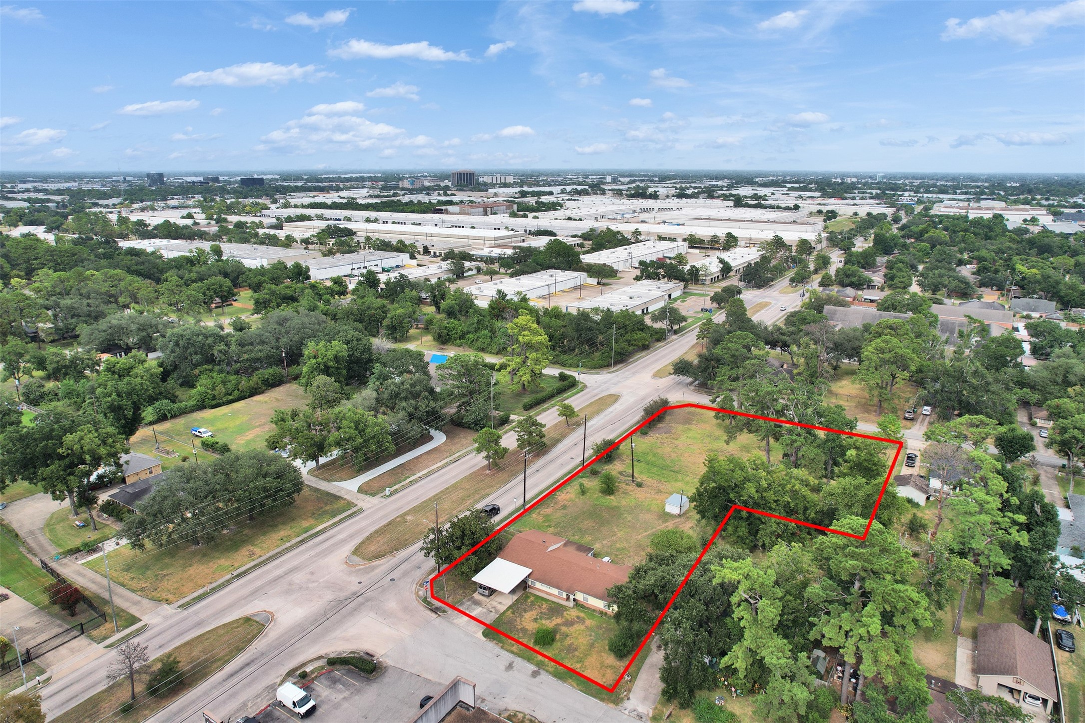 4214 Galway Lane Houston, TX 77080 - Photo 4 of 13 an aerial view of a city