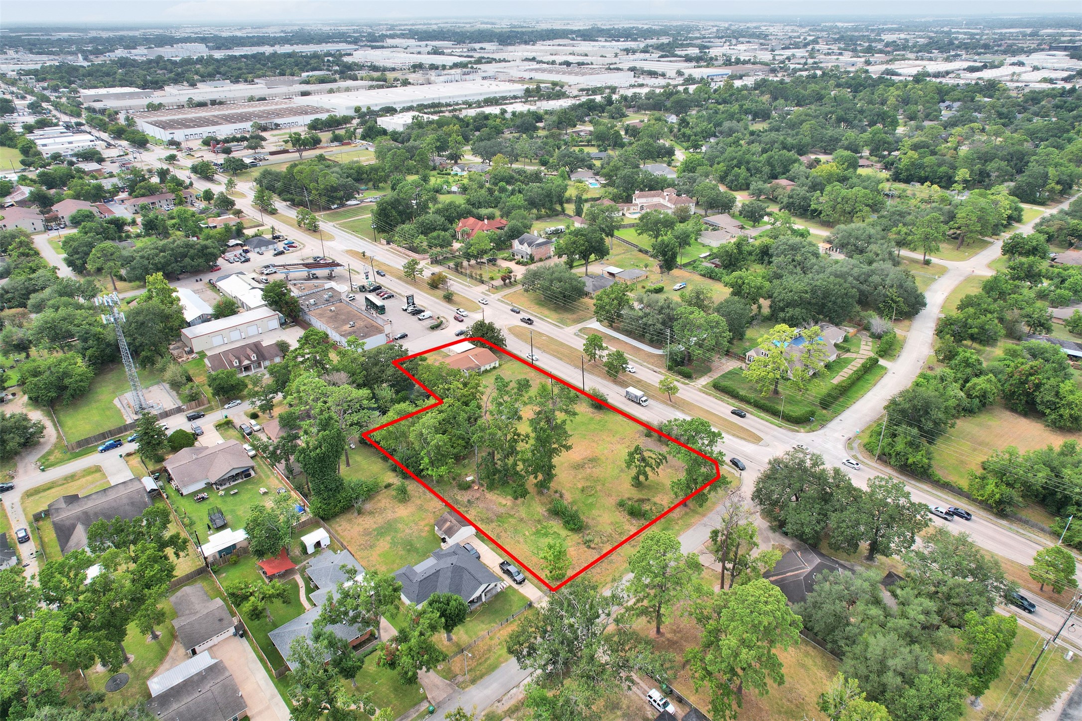 4214 Galway Lane Houston, TX 77080 - Photo 7 of 13 an aerial view of a city