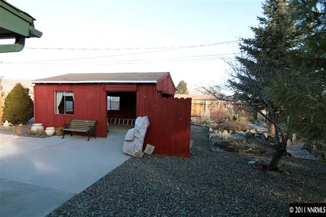 17485 Fantail Street Reno, NV 89508 - Photo 11 of 13 a view of backyard with cabin