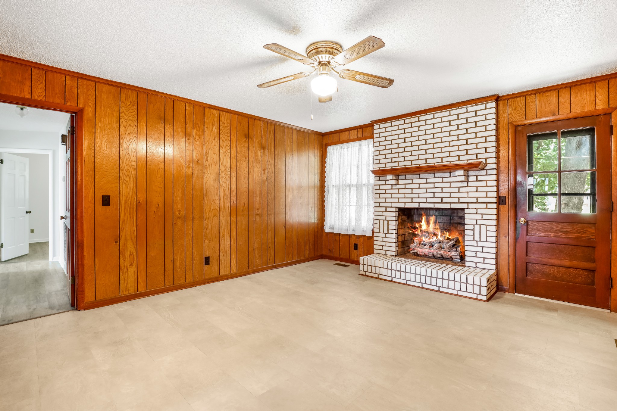 4169 Allison Lane Springfield, TN 37172 - Photo 12 of 21 an empty room with windows and fireplace