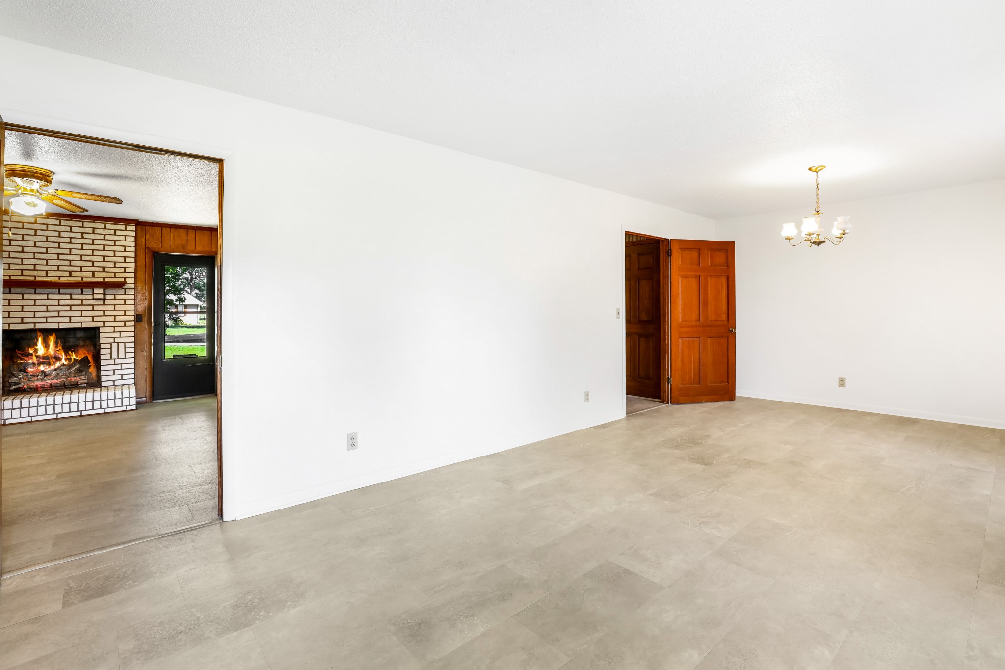 4169 Allison Lane Springfield, TN 37172 - Photo 6 of 21 an empty room with a fireplace