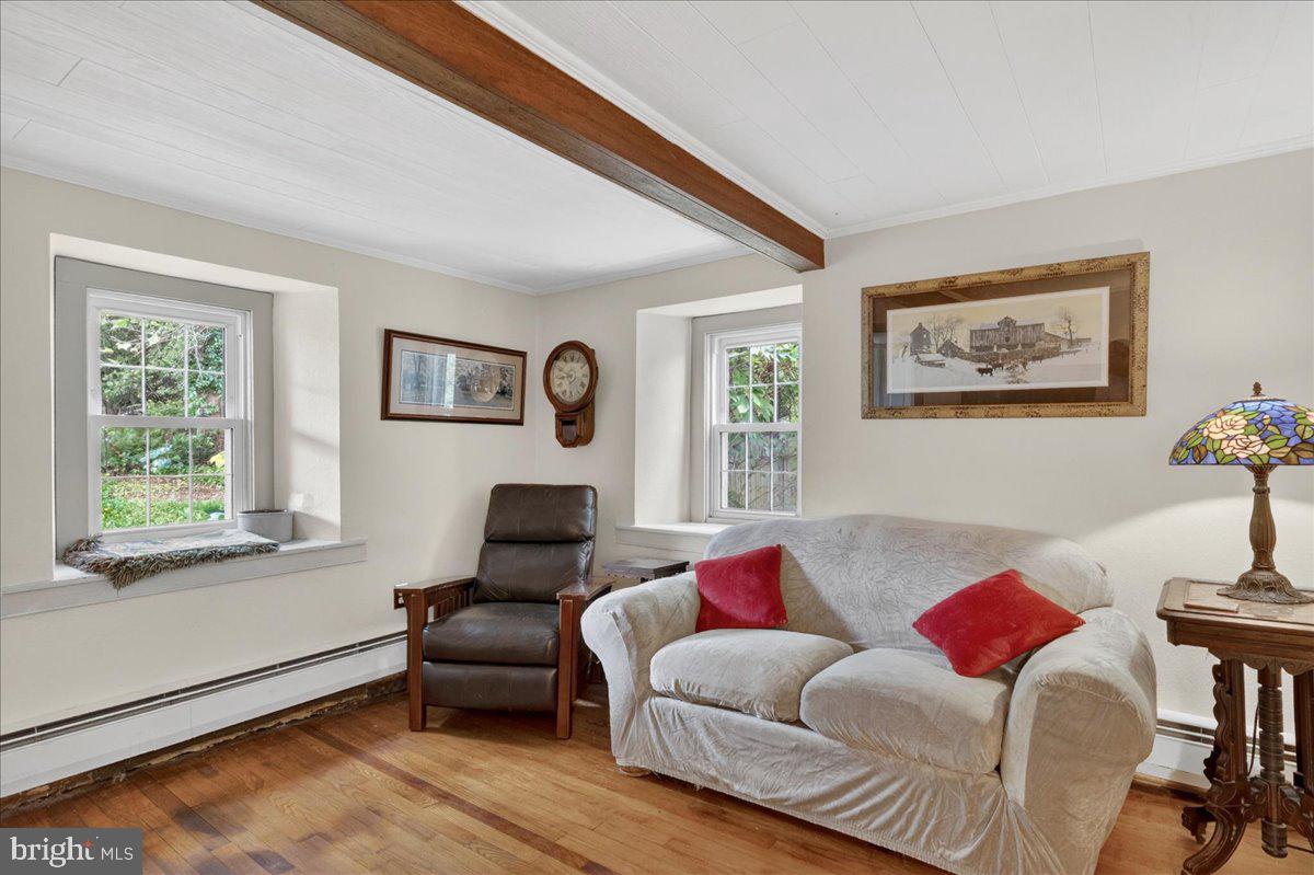 443 Baptist Church Road Spring City, PA 19475 - Photo 14 of 37 Cozy living room w/deep window sills