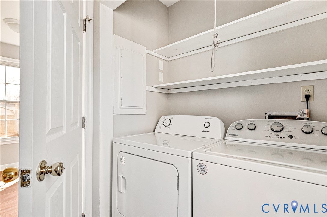 2139 Esquire Road North Chesterfield, VA 23235 - Photo 13 of 35 a utility room with dryer and washer