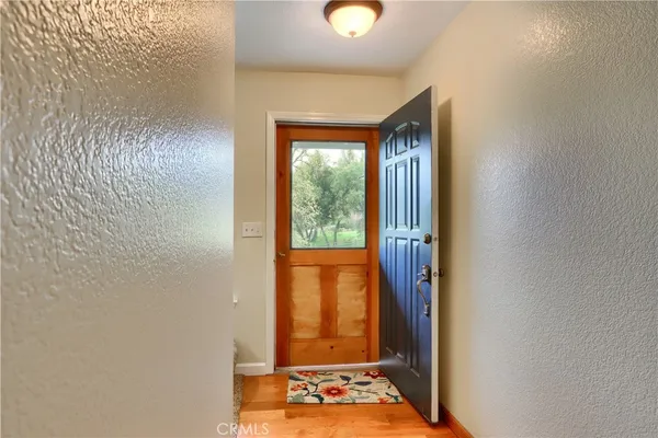 a view of a bathroom with windows