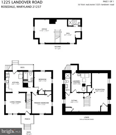 $358,000 | 1225 Landover Road, Rosedale, MD 21237