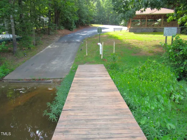 a view of an outdoor space with a lake view