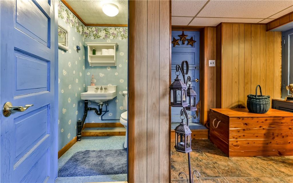 3923 Gibsonia Road Gibsonia, PA 15044 - Photo 22 of 25 Powder room off the game room is super convenient. A great space for entertaining!