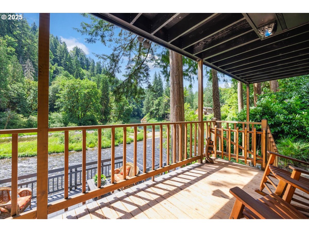 1717 Kalama River Road Kalama, WA 98625 - Photo 33 of 48 a view of porch with wooden floor