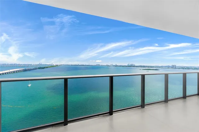 a view of outdoor space with ocean view
