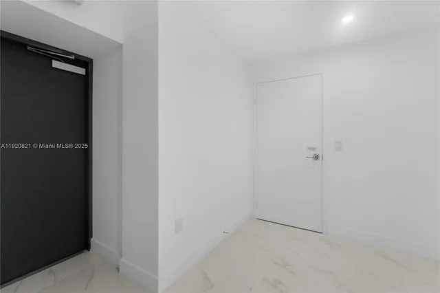 a view of front door