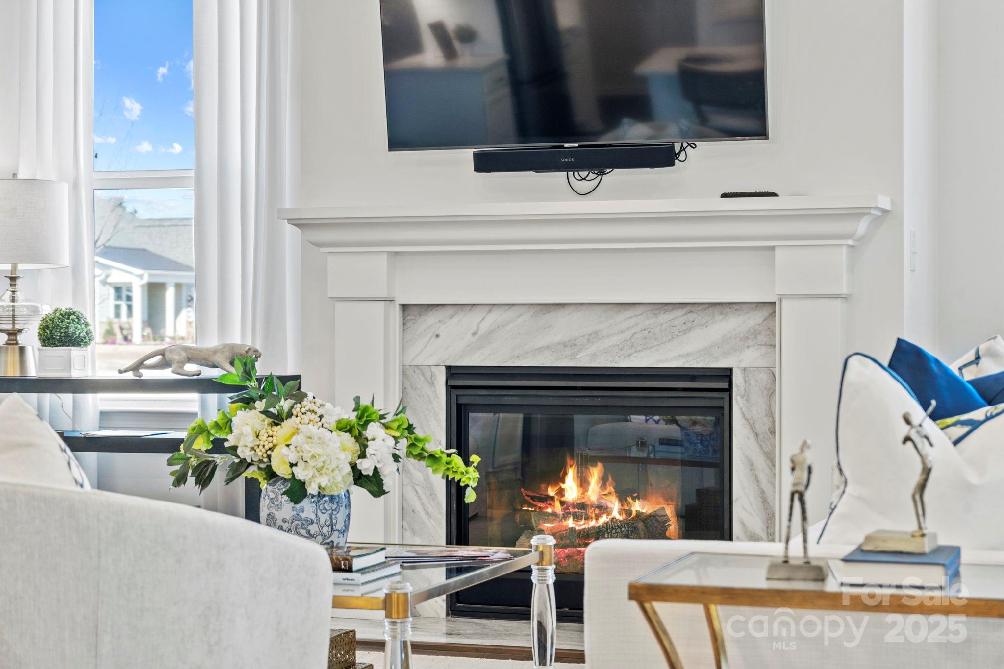 5068 Duval Circle Tega Cay, SC 29708 - Photo 13 of 41 a living room with furniture and a fireplace