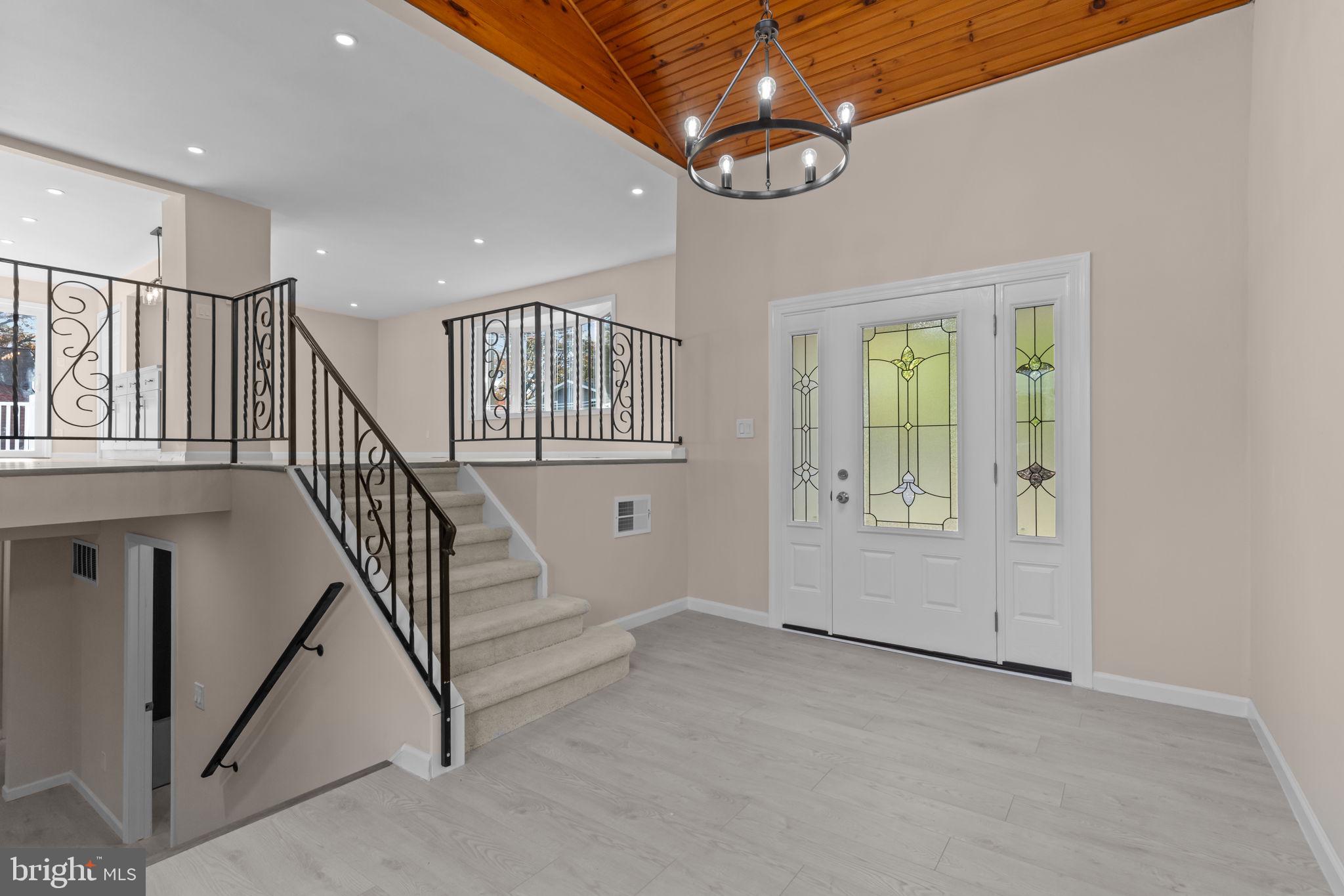 100 East Endfield Road Feasterville-Trevose, PA 19053 - Photo 5 of 53 en view interior of a house with staircase