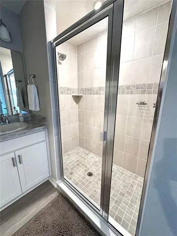 storage and glass door with glass door