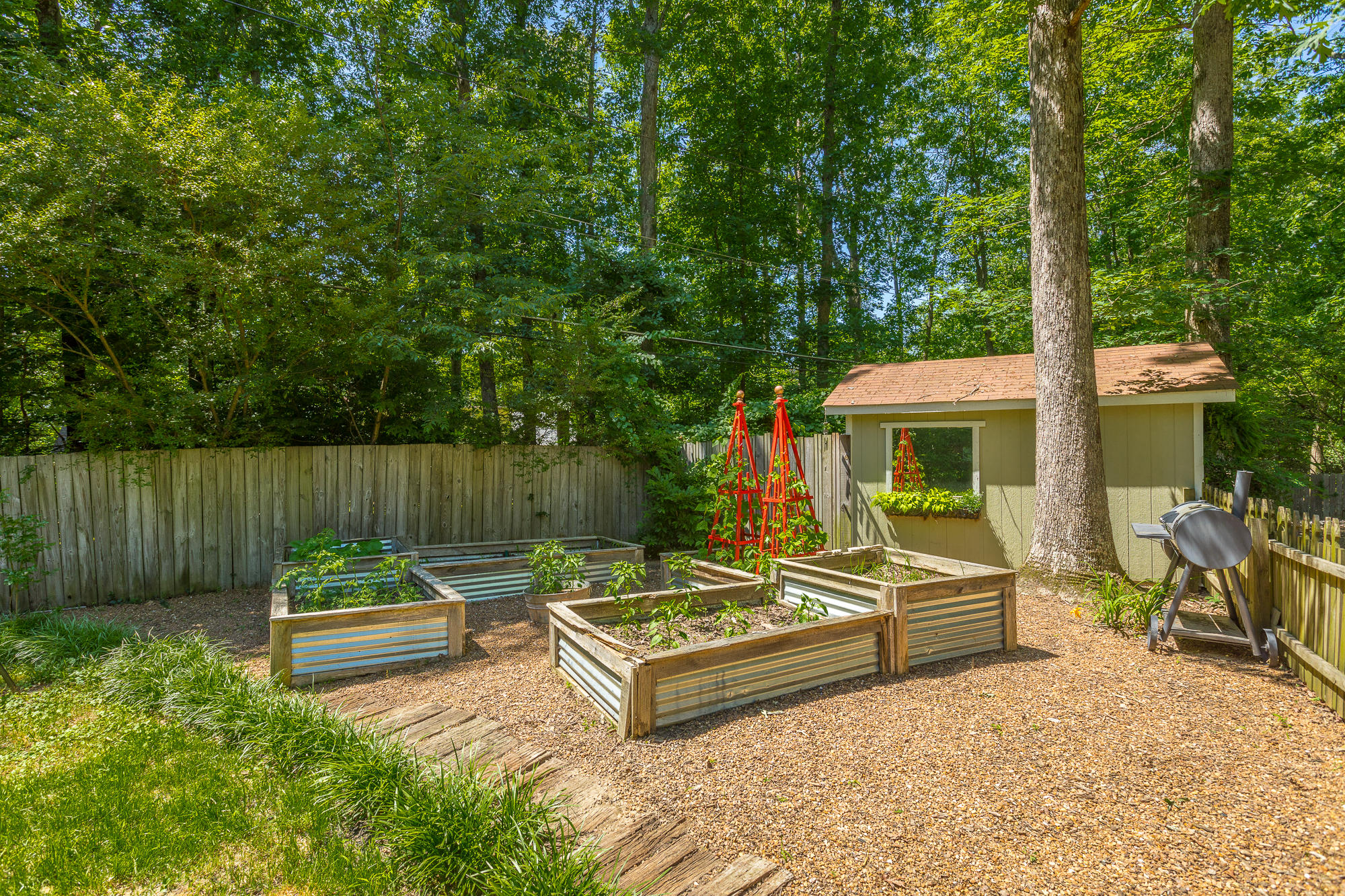 1108 Crown Point Road West Signal Mountain, TN 37377 - Photo 34 of 40 Vegetable beds are ready for new owners