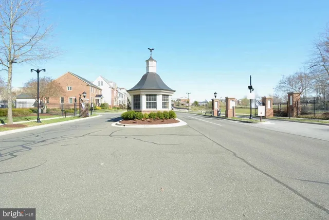 a view of a street with houses